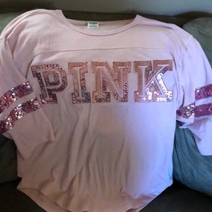 Victoria’s Secret PINK shirt with sequins size M